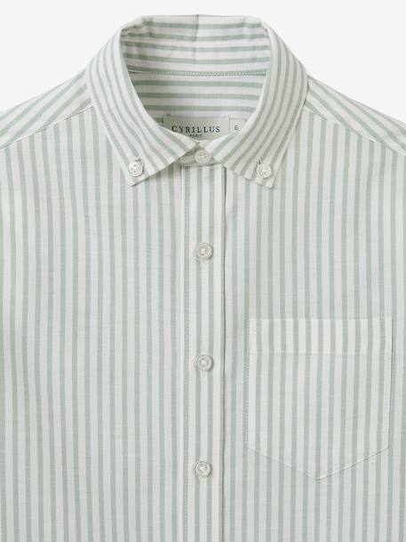 Striped long shirt green - vertbaudet enfant 