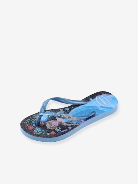 Disney princess flip-flops navy blue+rose - vertbaudet enfant 