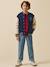 Teddy jacket in college style navy blue - vertbaudet enfant 
