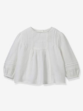 Baby-Cotton muslin blouse 