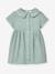 Short cotton gauze dress sage green - vertbaudet enfant 