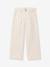 Wide twill trouser ecru - vertbaudet enfant 