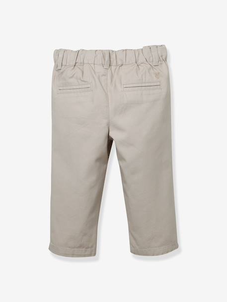 Baby chino trousers beige - vertbaudet enfant 