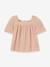 Cotton gauze blouse pale pink - vertbaudet enfant 