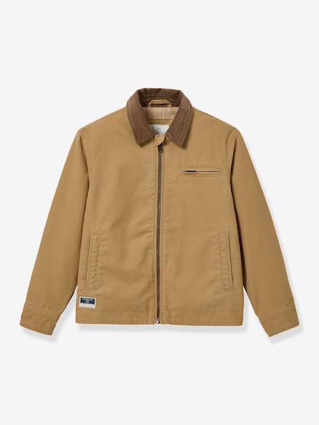 Blouson twill caramel - vertbaudet enfant 