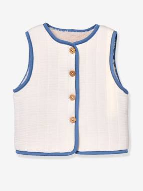 Baby-Outerwear-Coats-Sherpa baby sleeveless cardigan 