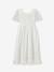 Girl's long dress white - vertbaudet enfant 