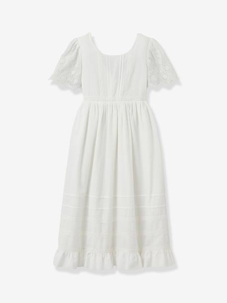 Robe longue fille blanc - vertbaudet enfant 
