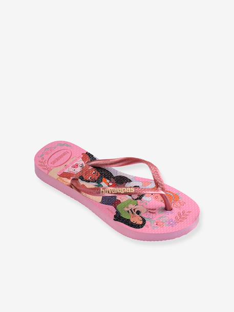Disney princess flip-flops navy blue+rose - vertbaudet enfant 