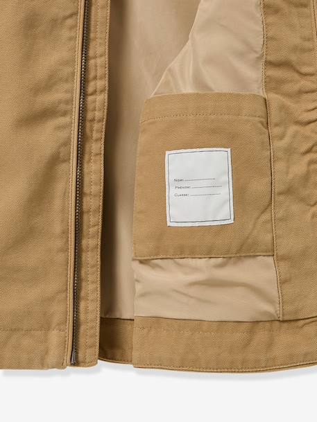 Twill jacket caramel - vertbaudet enfant 