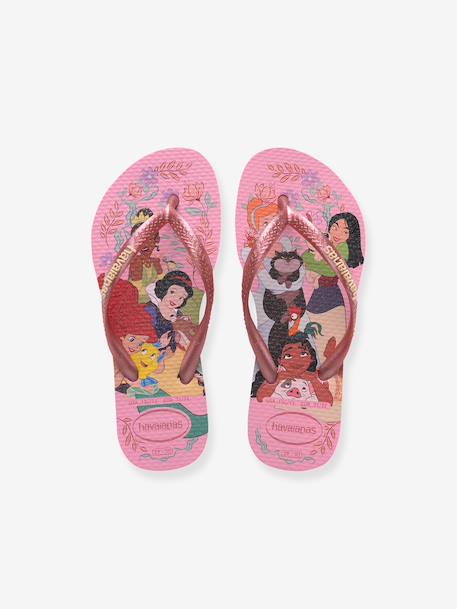 Disney princess flip-flops navy blue+rose - vertbaudet enfant 