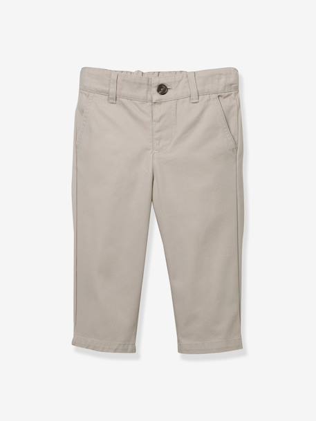 Baby chino trousers beige - vertbaudet enfant 
