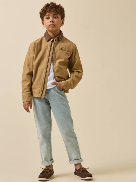 Blouson twill caramel - vertbaudet enfant 