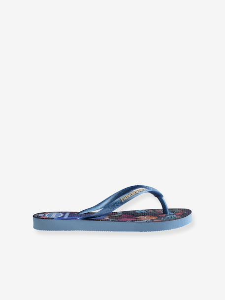 Disney princess flip-flops navy blue+rose - vertbaudet enfant 