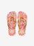 Tongs imprimés orange+rose - vertbaudet enfant 