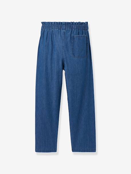 Denim trouser with belt brut denim - vertbaudet enfant 