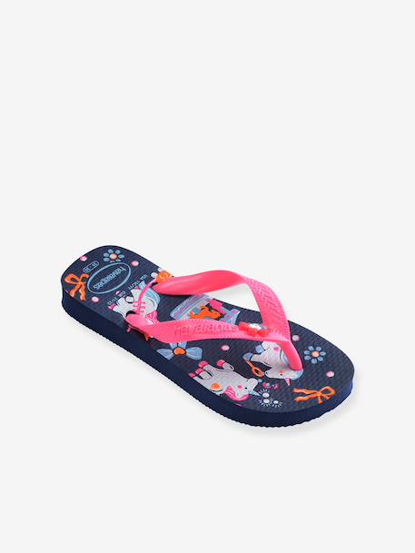 Fancy flip-flops for children navy blue - vertbaudet enfant 