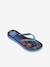 Disney princess flip-flops navy blue+rose - vertbaudet enfant 