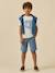 Boy's chino shorts blue - vertbaudet enfant 