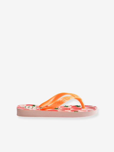 Tongs imprimés orange+rose - vertbaudet enfant 