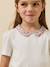 T-shirt with fancy collar in organic cotton light pink - vertbaudet enfant 