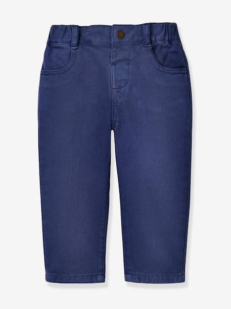 Pantalon bébé bleu jean - vertbaudet enfant 