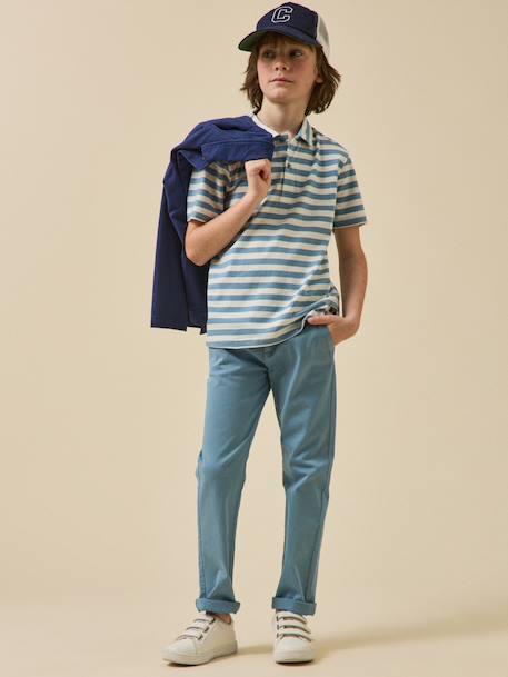 Chino trousers slate blue - vertbaudet enfant 
