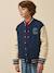 Teddy jacket in college style navy blue - vertbaudet enfant 