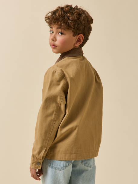 Blouson twill caramel - vertbaudet enfant 