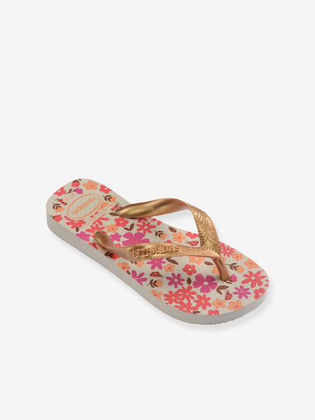 Tongs imprimés orange+rose - vertbaudet enfant 