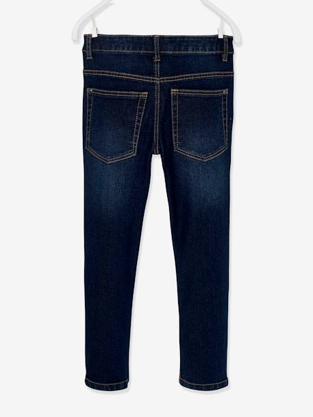Slim Leg Jeans for Boys Dark Blue - vertbaudet enfant 