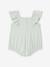 Combinaison bébé fille coton bio moutarde+vert d'eau - vertbaudet enfant 