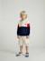 Bermuda Shorts for Boys ecru+medium blue - vertbaudet enfant 