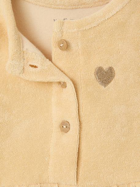 Set of top and short pale yellow - vertbaudet enfant 