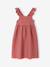 Girl's sleeveless dress navy blue+old rose - vertbaudet enfant 