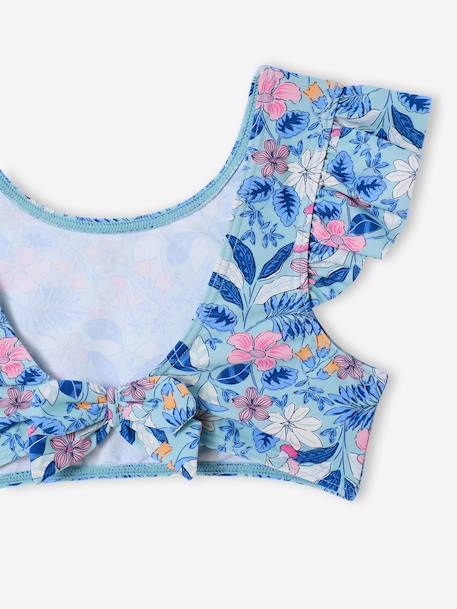 Girl's two-piece swimsuit aqua green - vertbaudet enfant 
