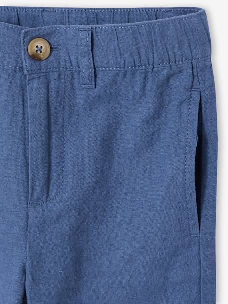 Lightweight fine trousers for boys blue - vertbaudet enfant 