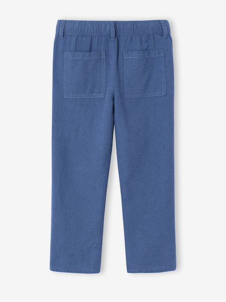 Lightweight medium trouser for boys blue - vertbaudet enfant 