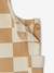 Printed Fleece Playsuit chequered beige+striped blue - vertbaudet enfant 