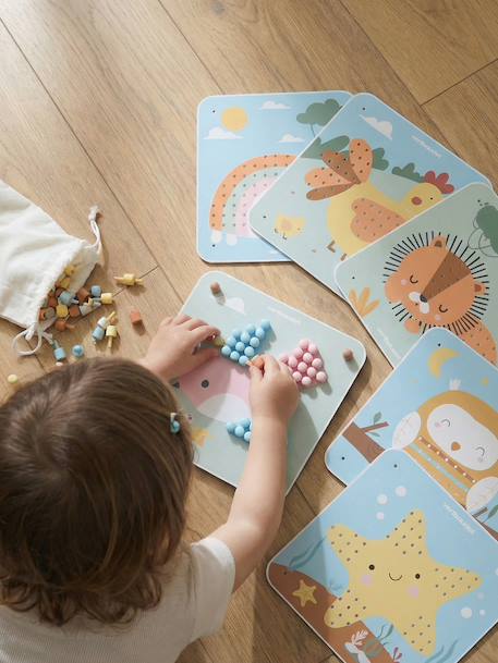 My first wooden mosaics FSC® multicoloured - vertbaudet enfant 