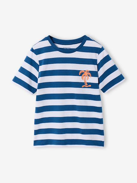 Pack of 2 striped pyjama shorts blue - vertbaudet enfant 