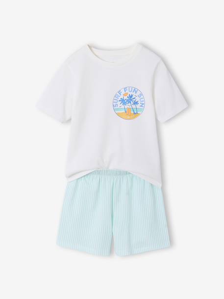Pack of 2 surf pyjama shorts blue - vertbaudet enfant 