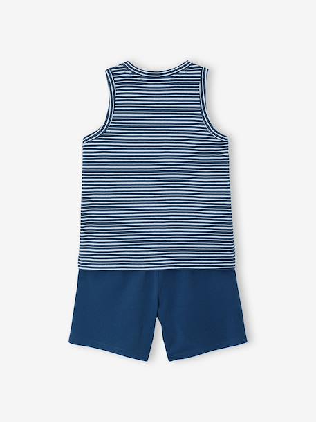 Pack of 2 boys' pyjamas shorts blue - vertbaudet enfant 