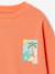 Round-neck long-sleeved sweatshirt for boys aqua green+mango+pale yellow - vertbaudet enfant 