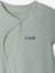 Pack of 2 customisable baby playsuits sage green - vertbaudet enfant 