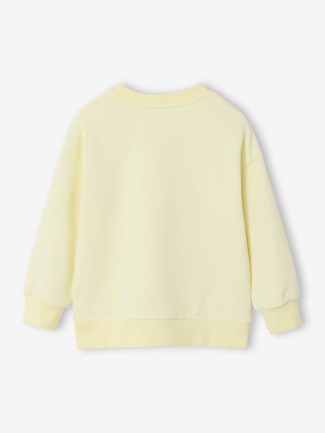Round-neck long-sleeved sweatshirt for boys aqua green+mango+pale yellow - vertbaudet enfant 