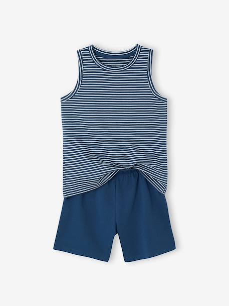 Pack of 2 boys' pyjamas shorts blue - vertbaudet enfant 