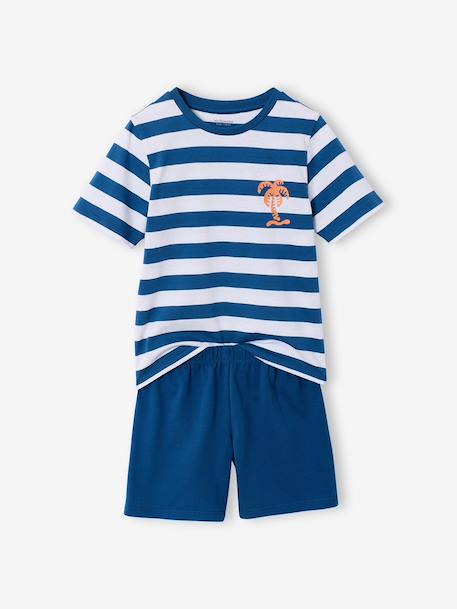 Pack of 2 striped pyjama shorts blue - vertbaudet enfant 