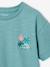 Boys' back print maxi T-shirt ecru+sage green - vertbaudet enfant 