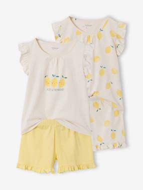 -Lot 2 pyjashort manches courtes